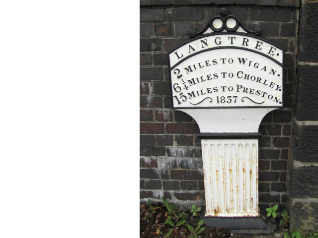 Milestone on Railway Bridge